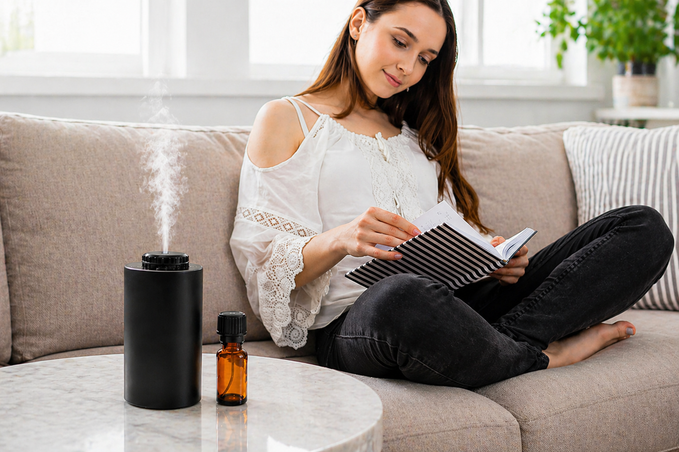 Sense Home AI Smart Air Purifier, Breathe Pure, Live Better